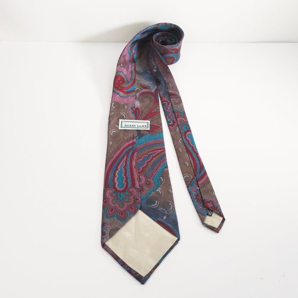 DARBY LANE 100% Silk Dress Neck Tie 56" x 3.75" - Picture 3 of 4